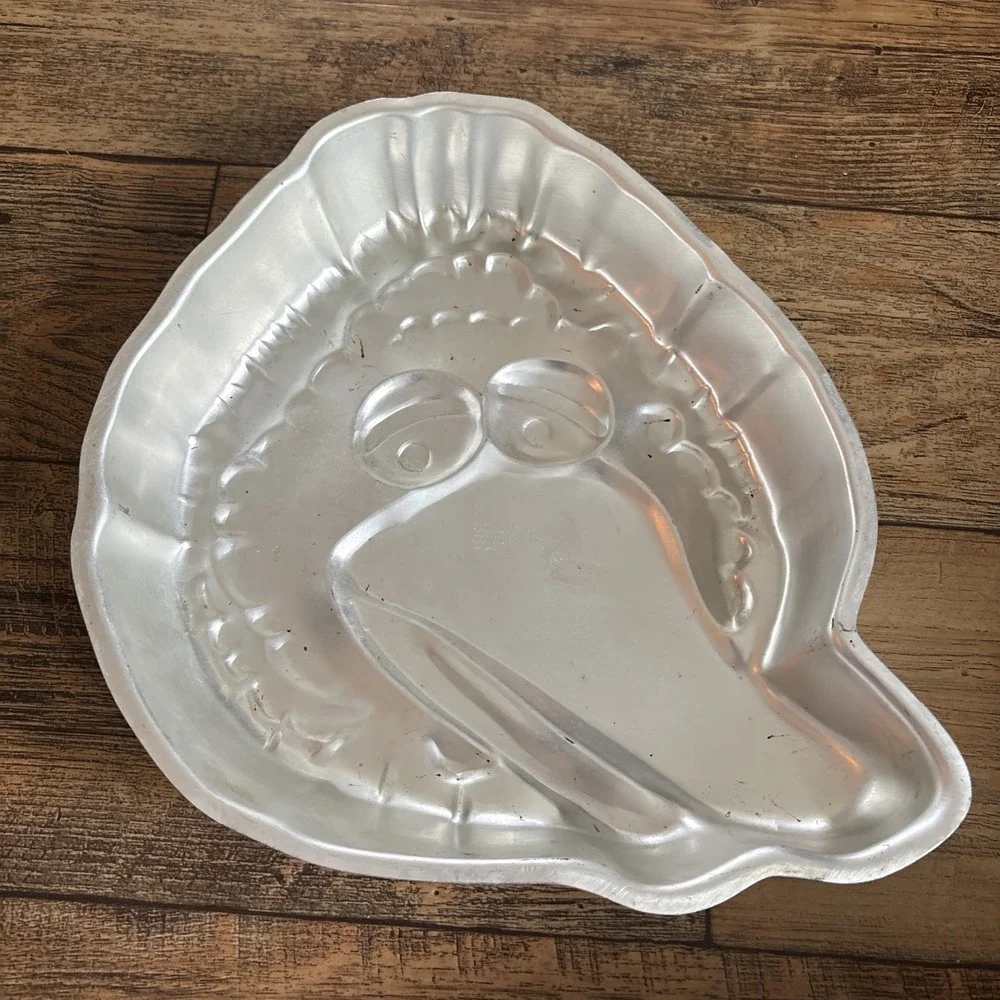 Vintage 1977 Wilton Muppets BIG BIRD Aluminum Cake Pan MoldVGUCSesame Street